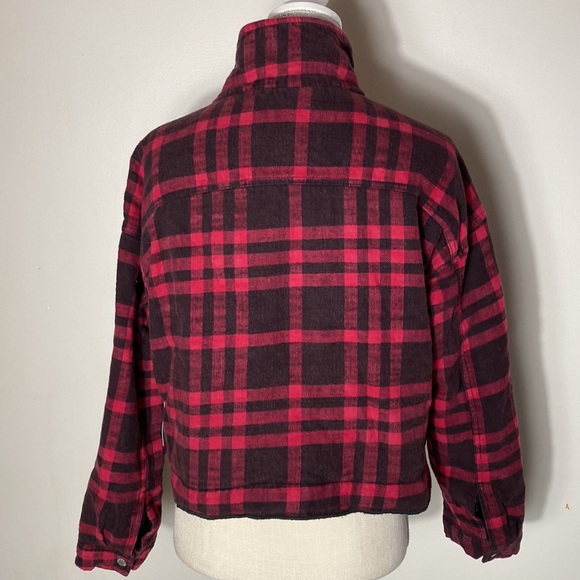 BDG Plaid Cropped Jacket - Picture 3 of 11